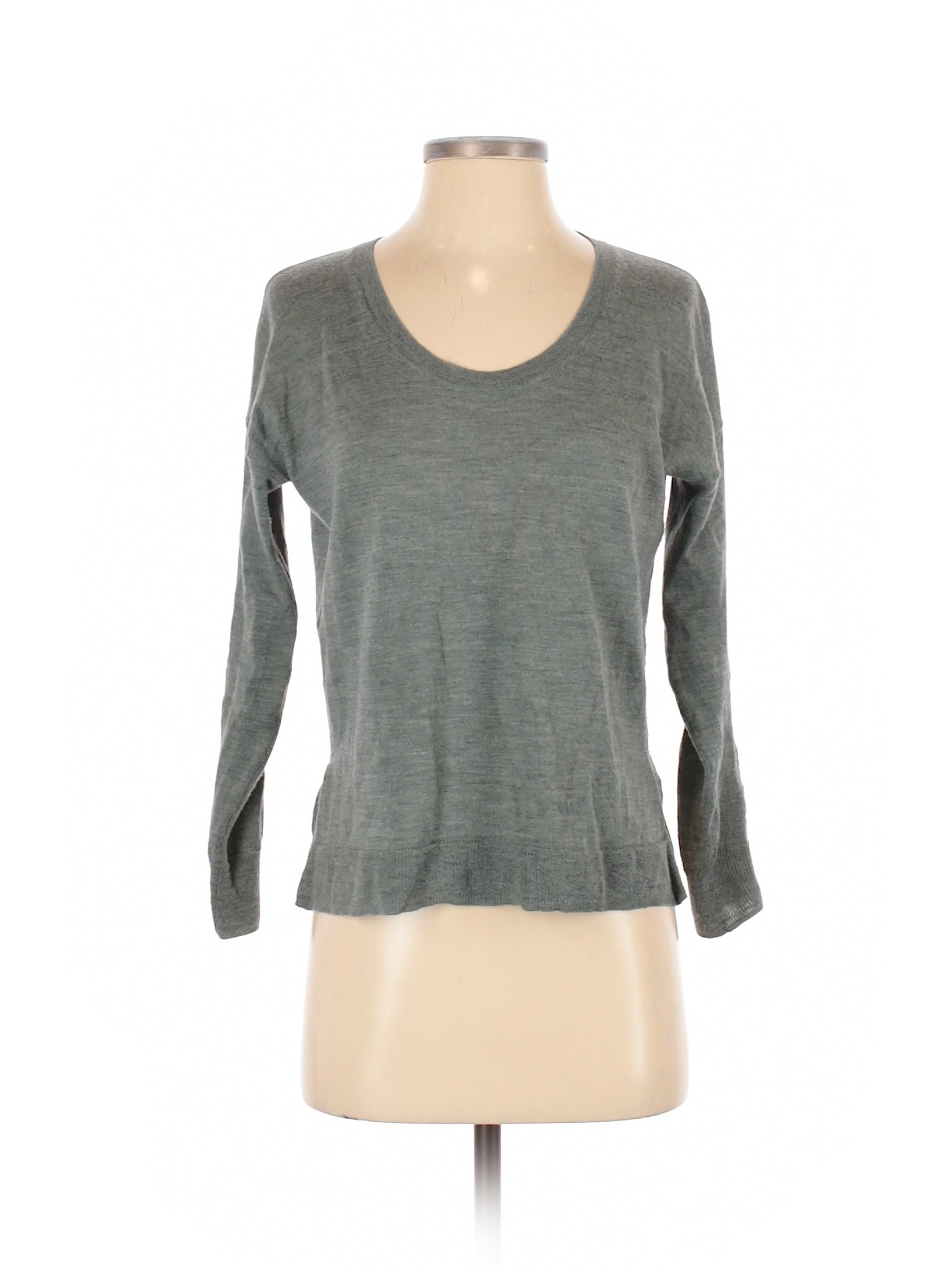 green wool sweater womens