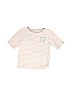 Carter's 100% Cotton Stripes Silver Short Sleeve T-Shirt Size 5T - photo 1