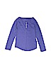 Cat & Jack Blue Long Sleeve Henley Size M (kids) - photo 1