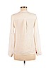Vince. 100% Silk Ivory Long Sleeve Silk Top Size 2 - photo 2