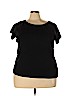 Lauren by Ralph Lauren 100% Cotton Black Short Sleeve T-Shirt Size 3X - photo 1