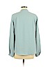nine west instyle 100% Polyester Gray Long Sleeve Blouse Size M - photo 2