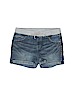 Justice Blue Denim Shorts Size 14 - photo 1