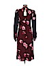 Joie 100% Polyester Burgundy Casual Dress Size 8 - photo 2