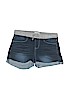 SO Solid Blue Denim Shorts Size 14 - photo 1