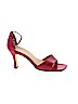 Andrea 100% Leather Red Heels Size 6 - photo 1