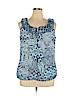 Roz & Ali 100% Polyester Blue Sleeveless Top Size XL - photo 1