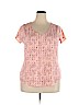 Sonoma Goods for Life Pink Short Sleeve T-Shirt Size XXL - photo 1