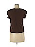 St. John Collection Brown Short Sleeve Top Size 8 - photo 2