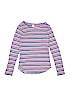Old Navy Stripes Gray Thermal Top Size 10 - 12 - photo 1