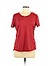 Adidas 100% Polyester Burgundy Active T-Shirt Size M - photo 1