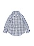 Janie and Jack 100% Cotton Checkered-gingham Blue Long Sleeve Button-Down Shirt Size 12-18 mo - photo 1