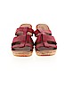 Born Handcrafted Footwear Red Wedges Size 7 - photo 2