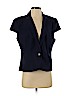 7th Avenue Design Studio New York & Company 100% Cotton Blue Blazer Size 14 - photo 1