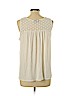 Ann Taylor LOFT 100% Rayon Ivory Sleeveless Blouse Size L - photo 2