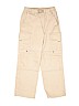 Lands' End 100% Cotton Solid Tan Cargo Pants Size 10 - photo 1