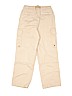 Lands' End 100% Cotton Solid Tan Cargo Pants Size 10 - photo 2