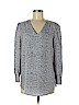 Cynthia Steffe 100% Polyester Gray Long Sleeve Blouse Size M - photo 1