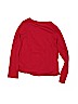 Lands' End 100% Cotton Graphic Red Long Sleeve Top Size 10 - 12 - photo 2