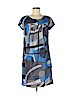 Vince. 100% Silk Blue Casual Dress Size 8 - photo 1
