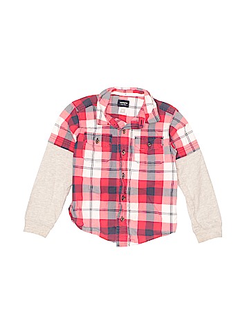 Carter's Long Sleeve Button-Down Shirt (view 1)