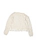 Justice Solid Ivory Pullover Sweater Size 7 - photo 2