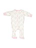 Gerber 100% Cotton Ivory Long Sleeve Outfit Size 0-3 mo - photo 1