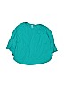 Old Navy 100% Cotton Teal 3/4 Sleeve Top Size 6 - 7 - photo 1