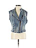 Forever 21 100% Cotton Blue Vest Size S - photo 1