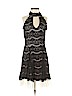 Francesca's 100% Polyester Black Cocktail Dress Size S - photo 1