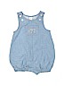 Baby Gap 100% Cotton Solid Blue Short Sleeve Outfit Size 3-6 mo - photo 1