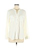 Chico's 100% Polyester Ivory Long Sleeve Blouse Size Med (1) - photo 1