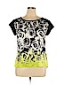 a.n.a. A New Approach 100% Polyester Black Short Sleeve Blouse Size XL (petite) - photo 1