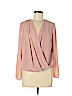 Forever 21 100% Polyester Pink Long Sleeve Blouse Size M - photo 1