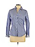 H&M Blue Long Sleeve Button-Down Shirt Size 8 - photo 1