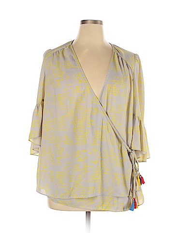 Melissa McCarthy Seven7 Short Sleeve Blouse (view 1)