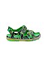 Crocs Print Green Sandals Size 10 (kids, wide) - photo 1