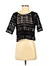 Forever 21 Black Short Sleeve Top Size S - photo 1
