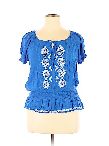 DressBarn Short Sleeve Blouse (view 1)