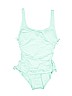 DKNY Green One Piece Swimsuit Size 6 - photo 1