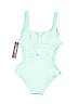 DKNY Green One Piece Swimsuit Size 6 - photo 2