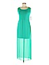 Vince Camuto 100% Polyester Green Casual Dress Size M - photo 1