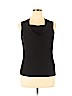 Ellen Tracy Black Sleeveless Top Size L - photo 1