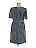 Banana Republic 100% Silk Blue Casual Dress Size 14 - photo 2