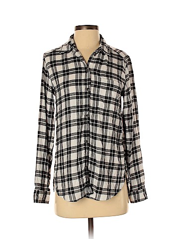 American Eagle Outfitters Long Sleeve Button-Down Shirt (view 1)
