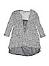 Knit Works 100% Polyester Solid Gray Cardigan Size M (kids) - photo 1