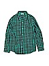 Old Navy 100% Cotton Green Long Sleeve Button-Down Shirt Size L (youth) - photo 1