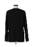 Lafayette 148 New York Black Long Sleeve Top Size M - photo 2