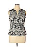 Ann Taylor Black Sleeveless Blouse Size 14 - photo 1