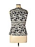 Ann Taylor Black Sleeveless Blouse Size 14 - photo 2